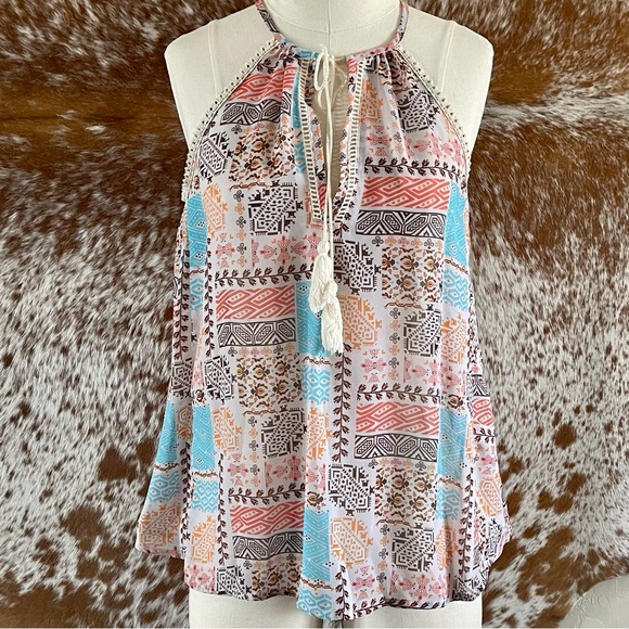 Sheer Summer top (multi pattern) - Picture 1 of 7